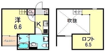 MAISON DE AURORE 西宮の間取り画像