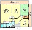 レジデンス清水ヶ丘の間取り画像