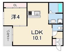 T-SQUARE摂津本山の間取り画像
