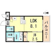 ワコーレヴィータ西宮EASTの間取り画像