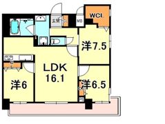 フェリシエ住吉本町の間取り画像