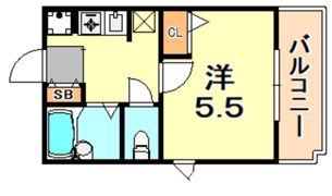 サンハウス御影本町の間取り画像