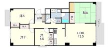 メゾン白鶴の間取り画像