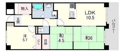 ハートランド甲南の間取り画像