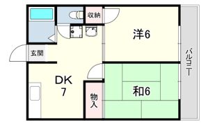 シティハイム高橋 A棟の間取り画像