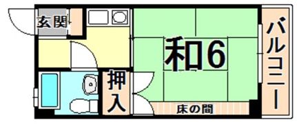 クレアコーポの間取り画像