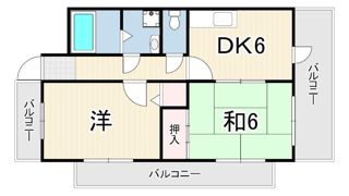サンコーポユウ3の間取り画像