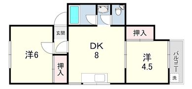 みゆきハイツの間取り画像
