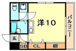 ハイツ如月の間取り画像