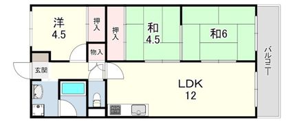 サンハイツ土山の間取り画像