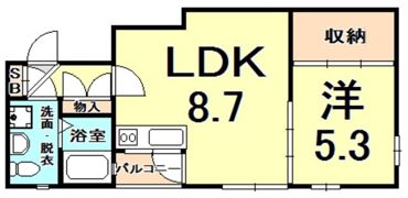 MY甲東園の間取り画像