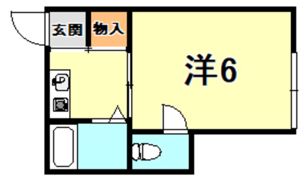 東峰コーポの間取り画像