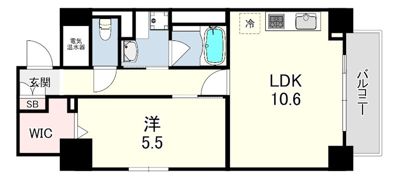 リラシオ西明石駅前の間取り画像