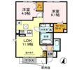 ポワログランメールの間取り画像