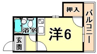 ジョンメゾン武庫之荘1の間取り画像