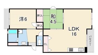 パルシティ伊川谷の間取り画像