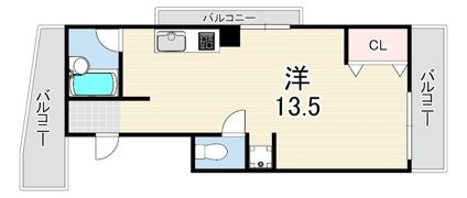 フラワービルディングの間取り画像