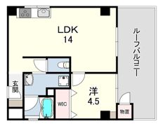 アダチマンションの間取り画像