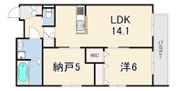 ヘーベルメゾン西明石1の間取り画像