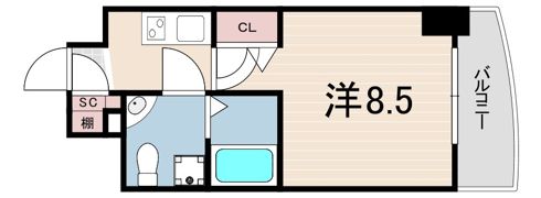 セレニテ甲子園2の間取り画像