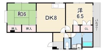 宮内ハイツの間取り画像