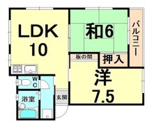 サニーハイツ浦風の間取り画像