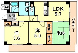 IVY HEIGHTSの間取り画像