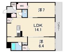 エクセレントガーデンヒルズ A棟の間取り画像