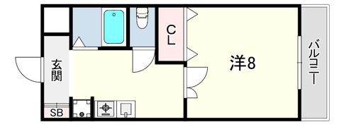 サンシャイン住吉の間取り画像