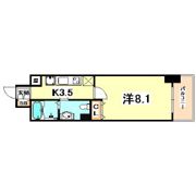 アドバンス三宮4ルシールの間取り画像
