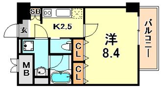 FIEL神戸本山の間取り画像