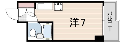 コスモプラザ三宮の間取り画像