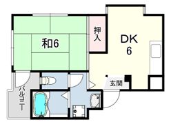 松丘マンションの間取り画像