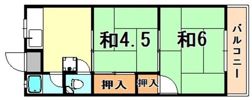 長者ハイツの間取り画像