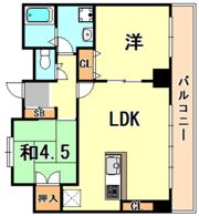アスタ新長田タワーズコート2番館・タワー棟の間取り画像
