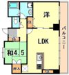 アスタ新長田タワーズコート2番館・タワー棟の間取り画像