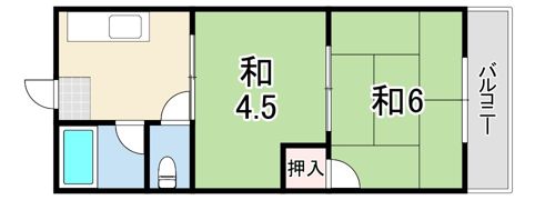 三山マンションの間取り画像