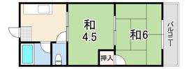 三山マンションの間取り画像