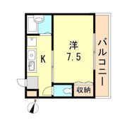 ネオコーポ長田の間取り画像