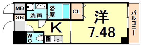 CROUD尼崎の間取り画像
