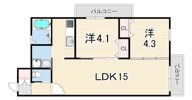 ディークラート尼崎東の間取り画像