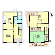上高丸3丁目貸家の間取り画像