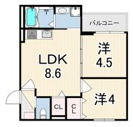 ワイズベース神田北通の間取り画像