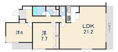 グランフォルム芦屋川別邸の間取り画像