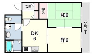 サンハイツの間取り画像