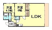 芦屋川月若マンションの間取り画像