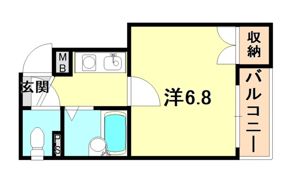 住吉スカイブルーの間取り画像