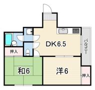 ライフェスト御影パート1の間取り画像