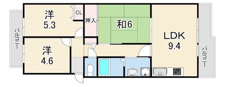 ガーデンビラ舞子2号棟の間取り画像