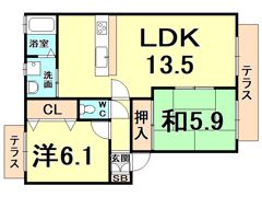 SOL.LEVANTE 6の間取り画像